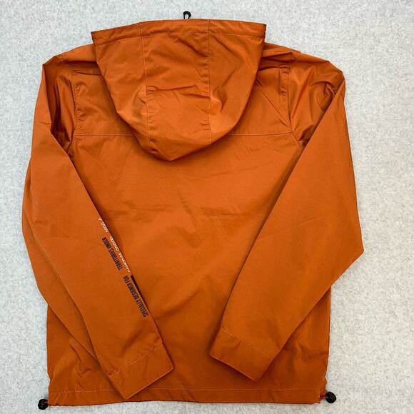 Smoke Rise Men's Nylon Utility Jacket Hood Regular Fit Rust 100% Poly Men Medium - Picture 4 of 15